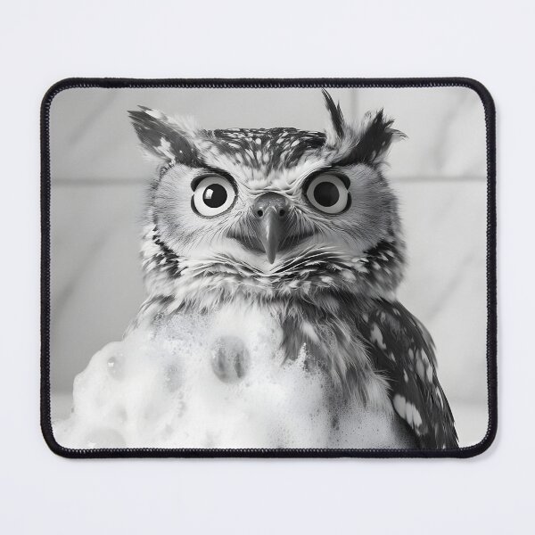 Item preview, Owl Taking a Bath, Cute Bathroom Animals designed and sold by CheekyAnimalz.