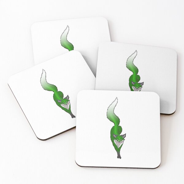 Item preview, Copy of Copy of Copy of Copy of Celestial Fox (Dark Green) One designed and sold by fbartstudio.