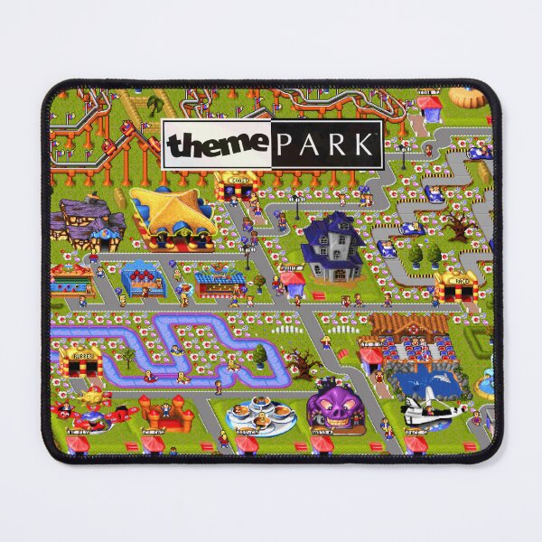 Item preview, Theme Park Bullfrog Fan Print designed and sold by hangman3d.