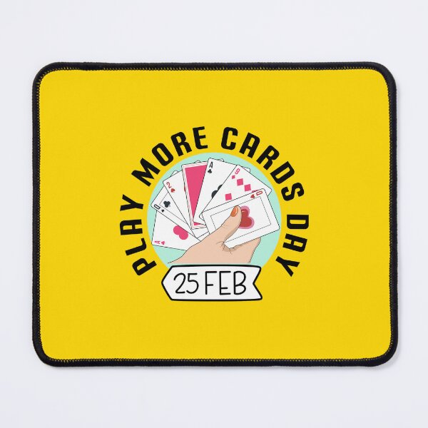 Item preview, 25 February Play More Cards Day - Wacky Holidays designed and sold by ChemicalXShop.
