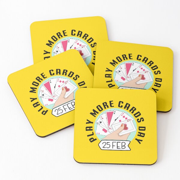Item preview, 25 February Play More Cards Day - Wacky Holidays designed and sold by ChemicalXShop.