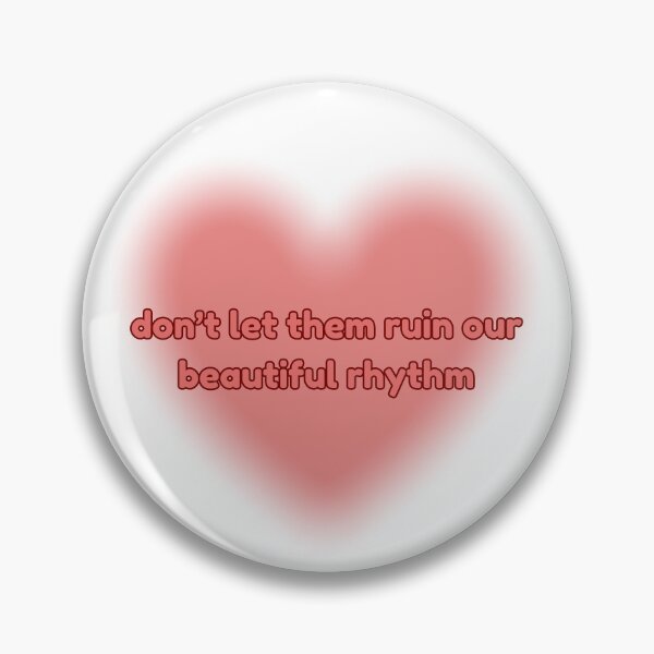 Item preview, don't let them ruin our beautiful rhythm ~ cute music aesthetic designed and sold by The Romantics Atelier.