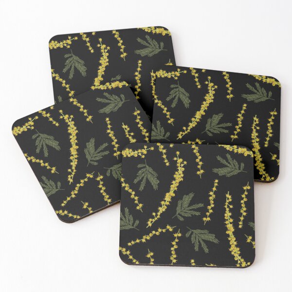 Item preview, Floral Seamless Pattern with spring mimosa flowers. designed and sold by MatyKotiv.