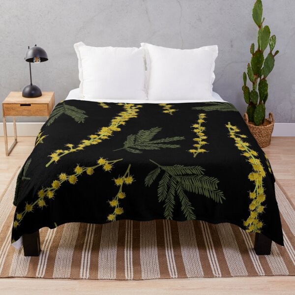 Item preview, Floral Seamless Pattern with spring mimosa flowers. designed and sold by MatyKotiv.