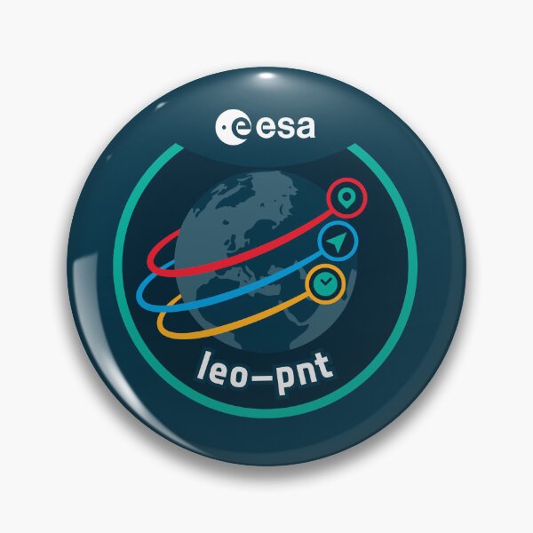 Item preview, LEO-PNT Mission Patch - ESA Navigation Pioneer designed and sold by MeetinSpace.