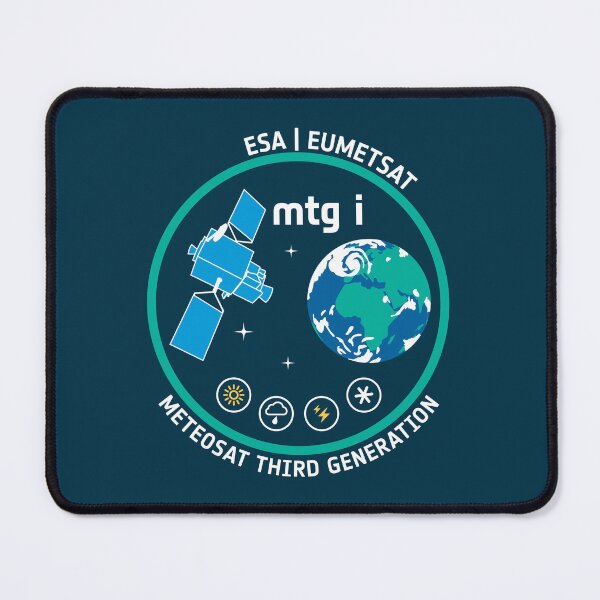Item preview, MTG-I Mission Patch - ESA Next-Gen Weather Satellite designed and sold by MeetinSpace.