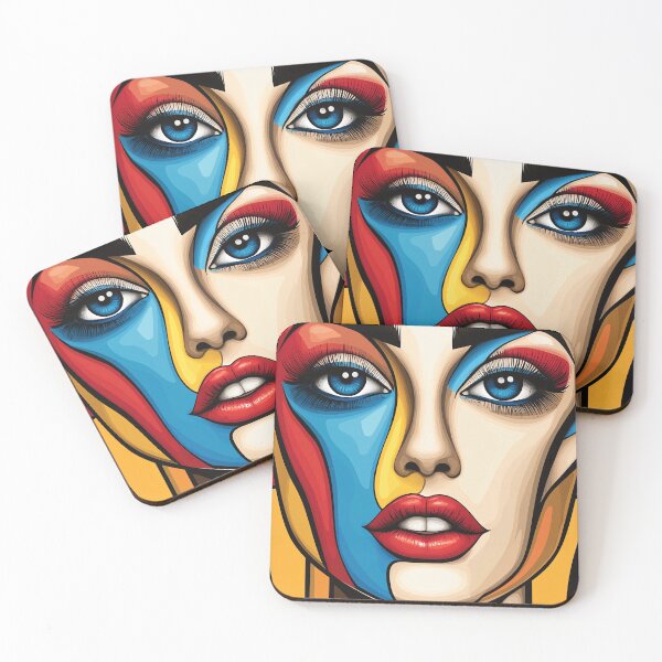 Item preview, Pop Art Portrait - Modern Fashion Face designed and sold by TheSillySartor.