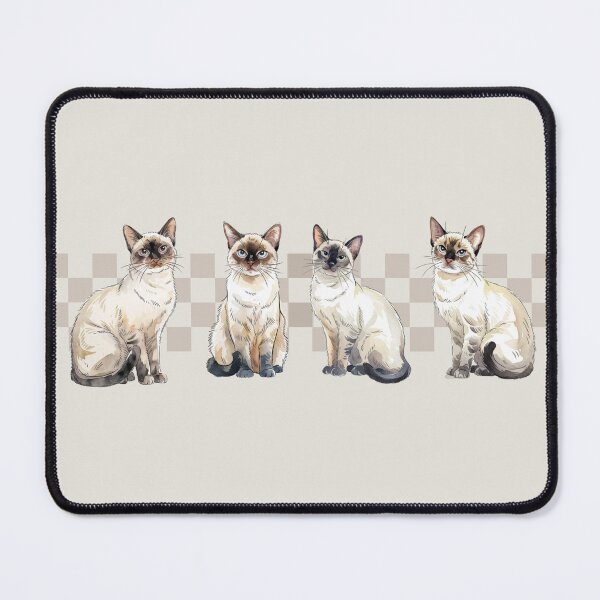 Item preview, Siamese Cats, Serene and Cute Kittens designed and sold by madtoyman.