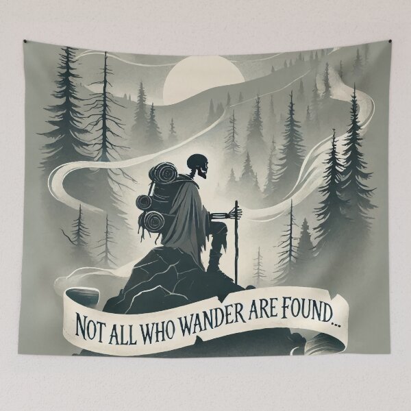 Item preview, Not All Who Wander Are Found... designed and sold by onioceans.