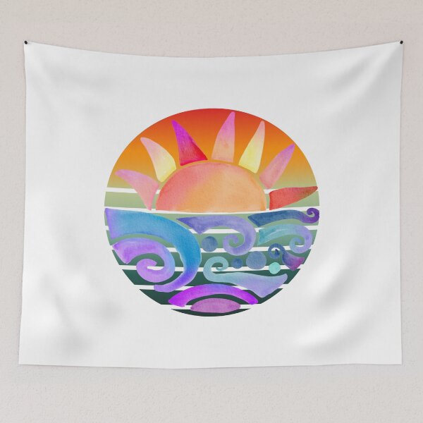 Item preview, rainbow sunset designed and sold by Periush.