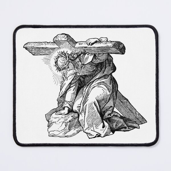 Item preview, Jesus Carrying the Cross – Catholic Devotional Art designed and sold by Beltschazar.