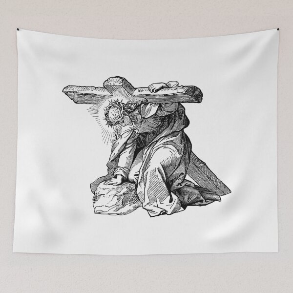 Item preview, Jesus Carrying the Cross – Catholic Devotional Art designed and sold by Beltschazar.
