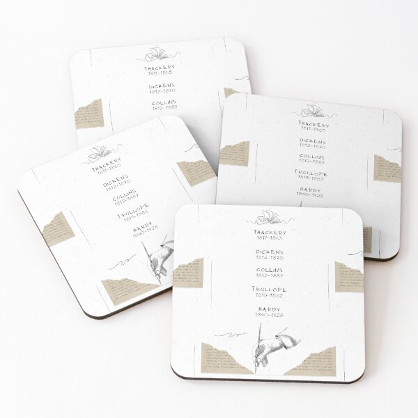 Item preview, 19-Century Male Authors designed and sold by LiteraryLoves.