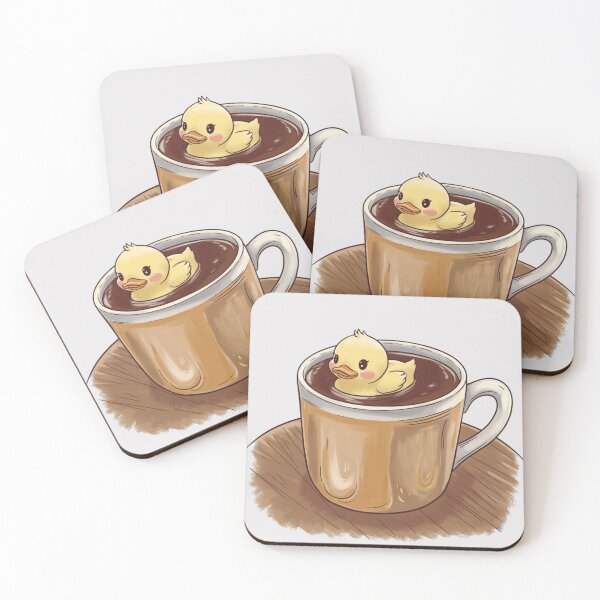 Item preview, duck floating in the massive coffee mug designed and sold by 123ks.