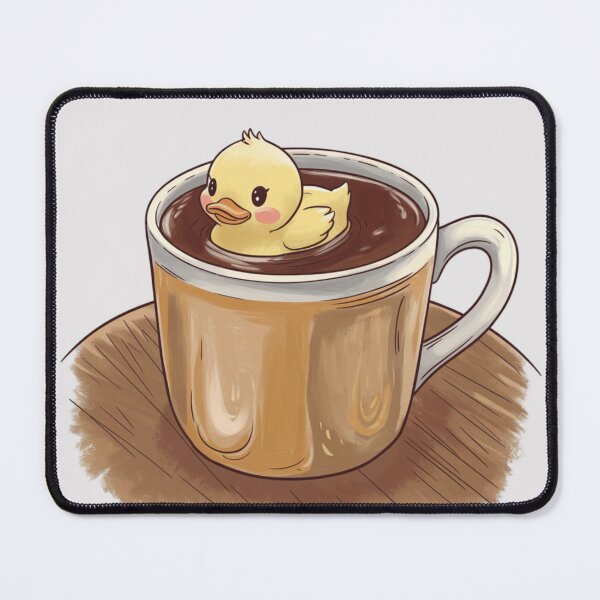 Item preview, duck floating in the massive coffee mug designed and sold by 123ks.