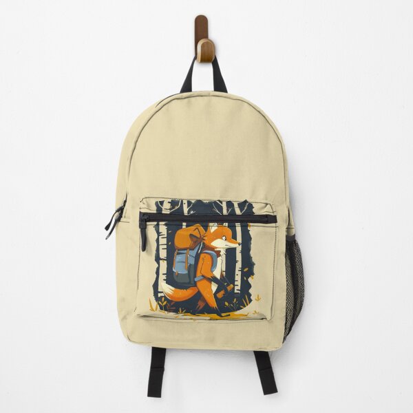 Item preview, Funny Fox Hiking Outdoor Adventurer designed and sold by Wild-Co.