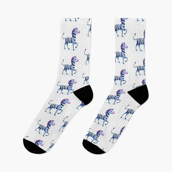 Item preview, A whimsical illustration of delightful zebra designed and sold by Beyondnote-Art.