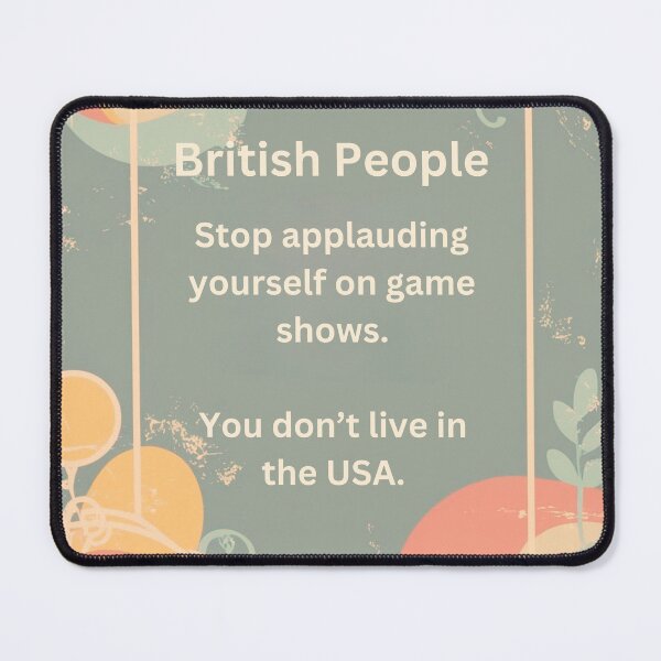Item preview, British people applauding themselves.  designed and sold by Shoot-The-Moon.