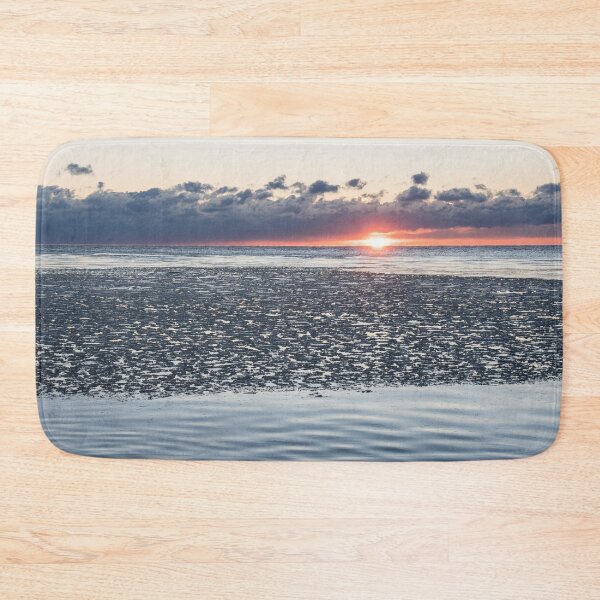 Item preview, Cold but Awesome Sunrise with Ice Floes designed and sold by Georgia Mizuleva.