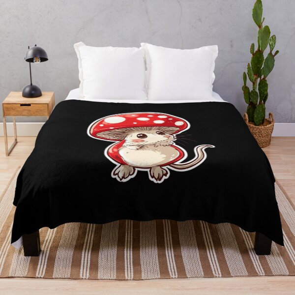 Item preview, Mushroom Mouse Funny Animal And Mushroom Motif Motif designed and sold by titanosdesign.