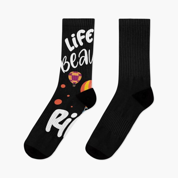 Item preview, Life Is A Beautiful Ride Hot Air Balloon Loosen Up Lighten Up Day designed and sold by Dressed For  Duty.
