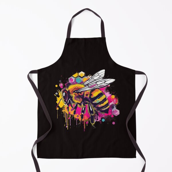 Item preview, Vibrant Honeybee Abstract Art - Modern Geometric Design designed and sold by EmiBarDesign.