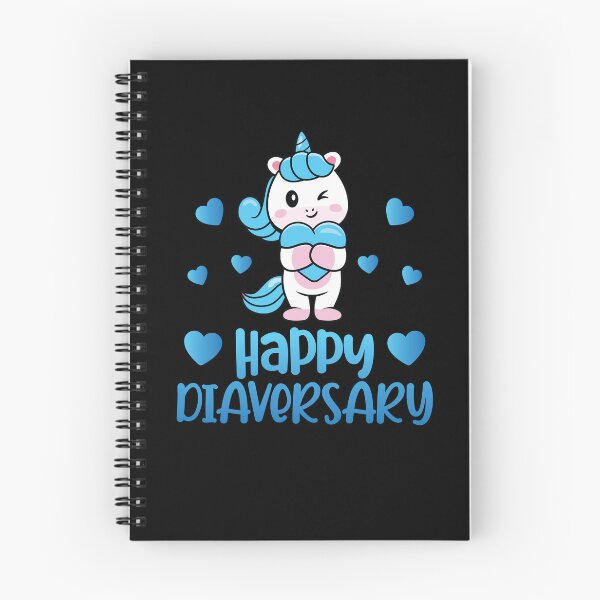 Item preview, Diabetes Awareness Happy Diaversary Unicorn Cute Type One designed and sold by Dressed For  Duty.