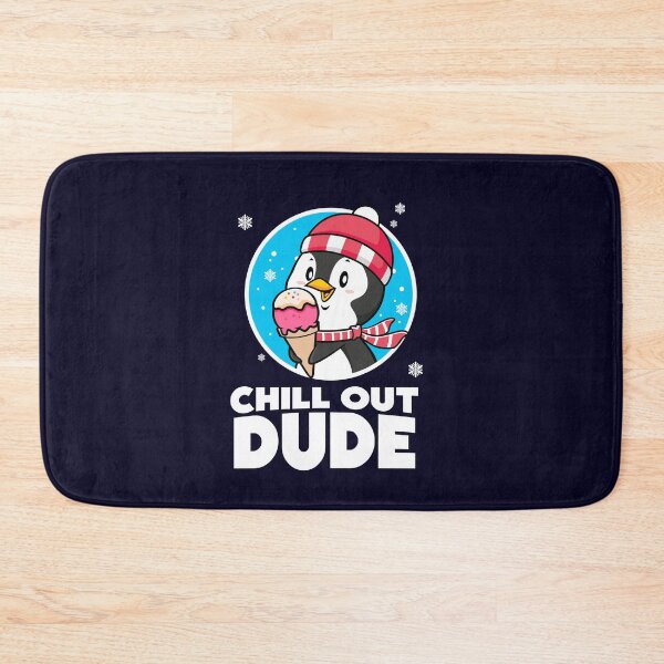 Item preview, Super chill penguin say's "Chillout dude" designed and sold by messy-nessie.