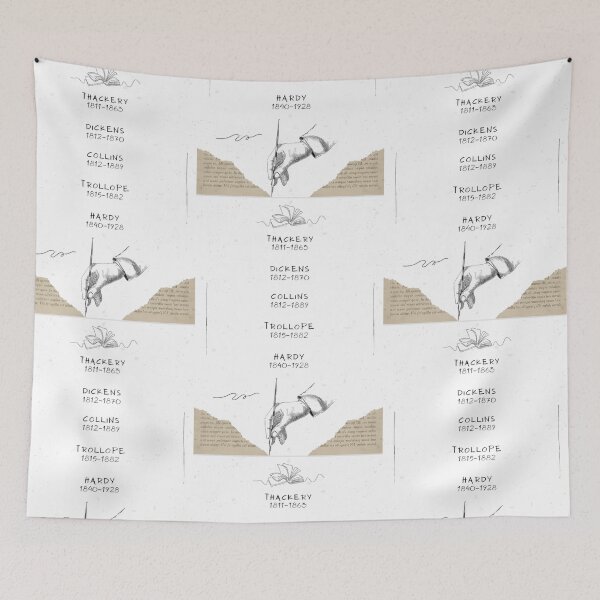 Item preview, 19-Century Male Authors designed and sold by LiteraryLoves.