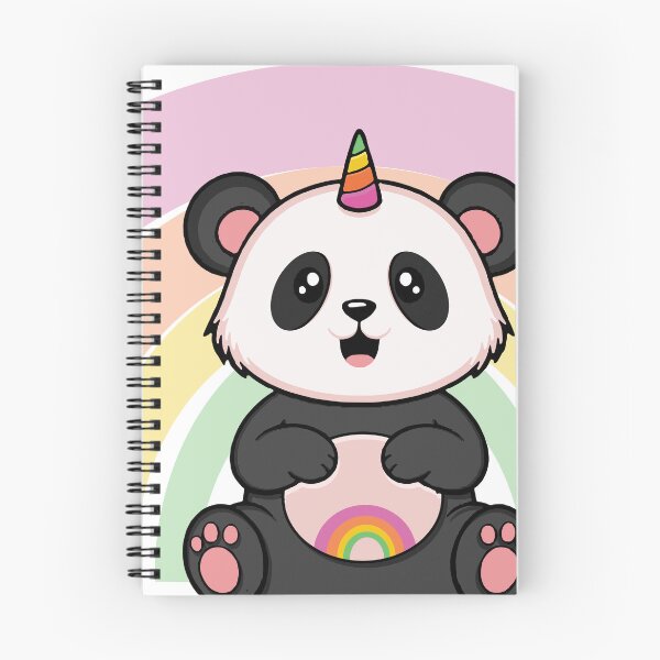 Item preview, a happy rainbow unircorn panda  designed and sold by Esinald.