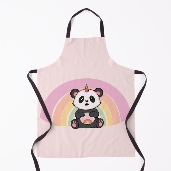Item preview, a happy rainbow unircorn panda designed and sold by Esinald.