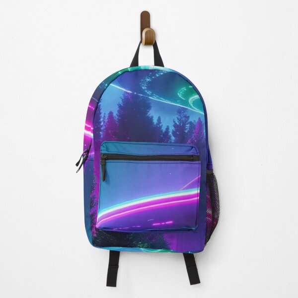 Item preview, Neon UFO Encounter: Alien Forest Scene designed and sold by eXtraHumans.
