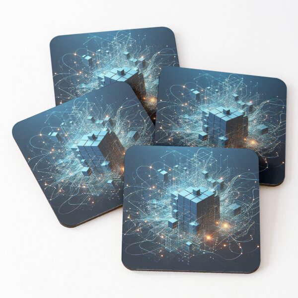 Item preview, Digital cubes pulsating with energy designed and sold by Giuseppe Cammino.