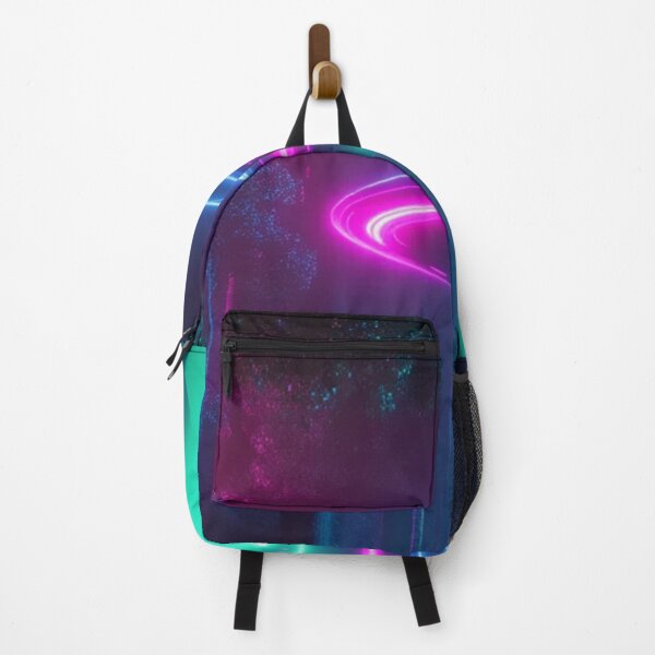 Item preview, Neon UFO Abduction in Mystical Forest designed and sold by eXtraHumans.