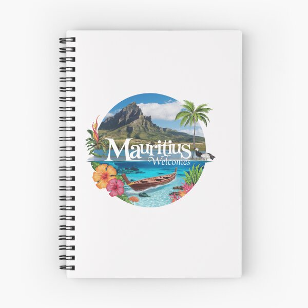 Item preview, Mauritius Welcomes Flag Map Port Louis, Le Morne Mountain designed and sold by AnimalsDH305.