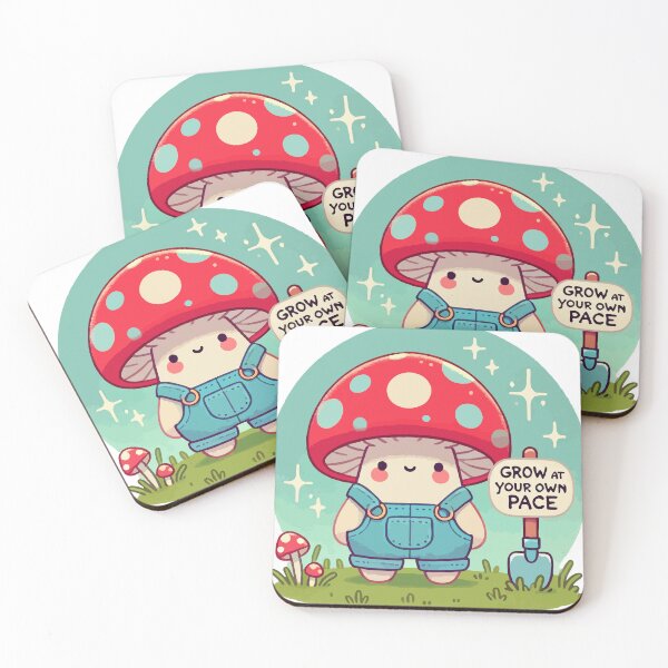 Item preview, Mushroom Man - Grow At Your Own Pace designed and sold by onioceans.
