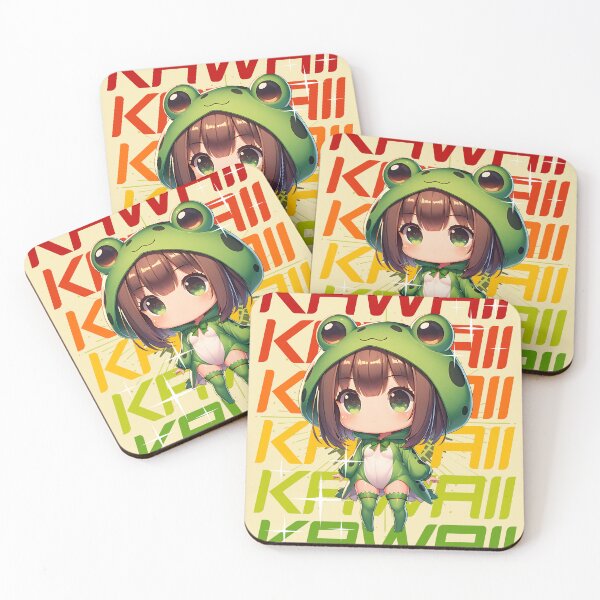Item preview, Kawaii Chibi Anime Frog designed and sold by Ultimate-Rabbit.
