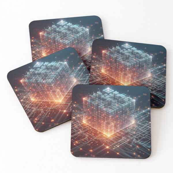 Item preview, Digital cubes pulsating with energy designed and sold by Giuseppe Cammino.