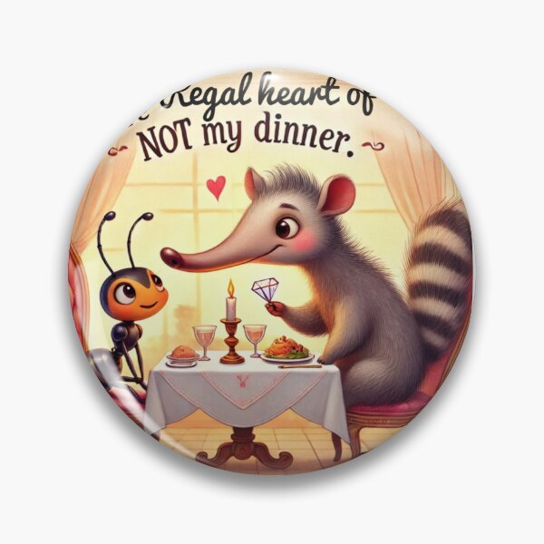Item preview, Anteater and Ant - Romantic Dinner designed and sold by DamioPolArt.