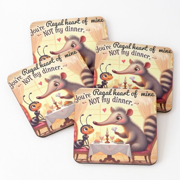 Item preview, Anteater and Ant - Romantic Dinner designed and sold by DamioPolArt.
