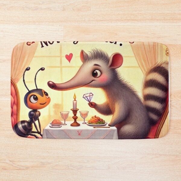 Item preview, Anteater and Ant - Romantic Dinner designed and sold by DamioPolArt.