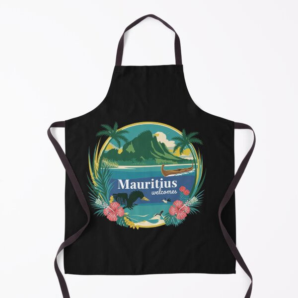 Item preview, Mauritius Welcomes Flag Map Port Louis, Le Morne Mountain designed and sold by AnimalsDH305.