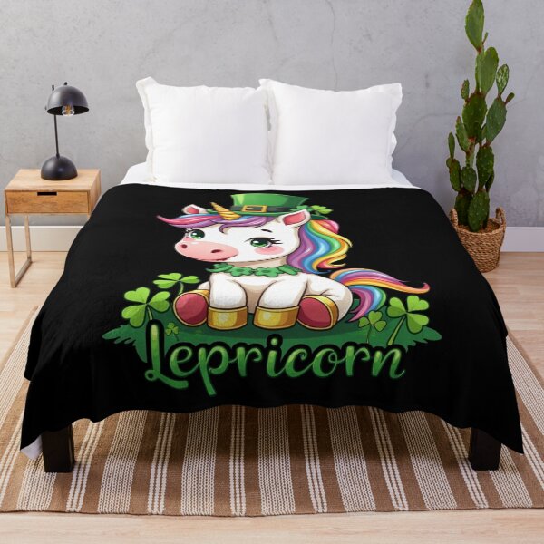 Item preview, St Patricks Day Unicorn Cute Saint Pattys Girls Lepricorn designed and sold by Blok45.
