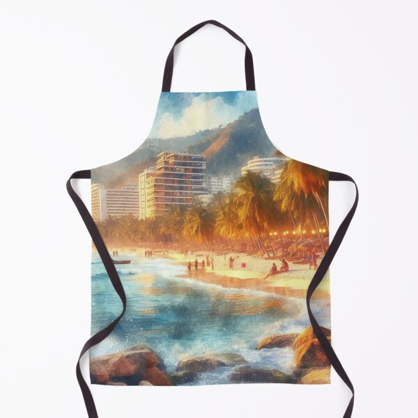 Item preview, Latino Vistas: A Celebration in Vibrant AI Watercolors, Paraíso de Sol y Arena. designed and sold by El-Idioma-Bros.