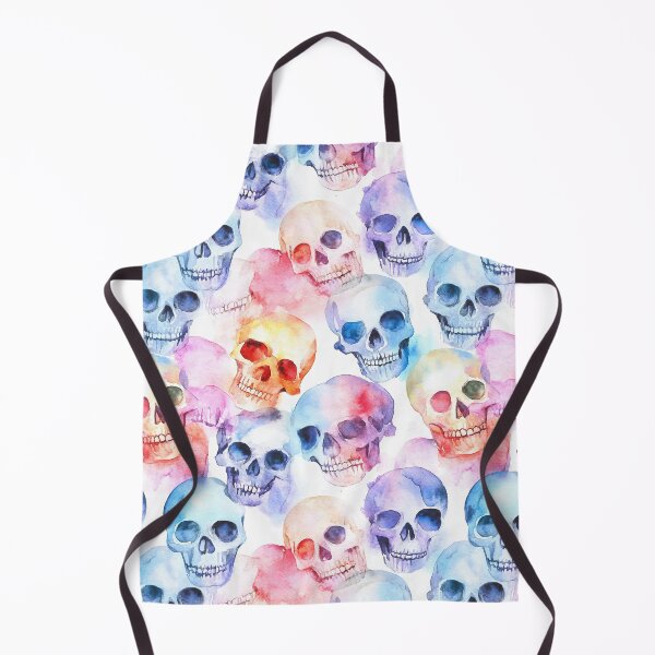 Item preview, Vibrant Watercolor Skulls Multicolored Pattern Art designed and sold by Paintings By Simon .