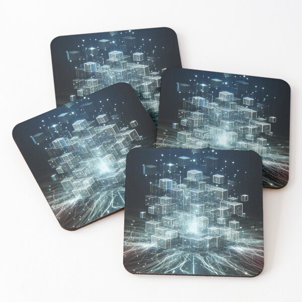 Item preview, Digital cubes pulsating with energy designed and sold by Giuseppe Cammino.
