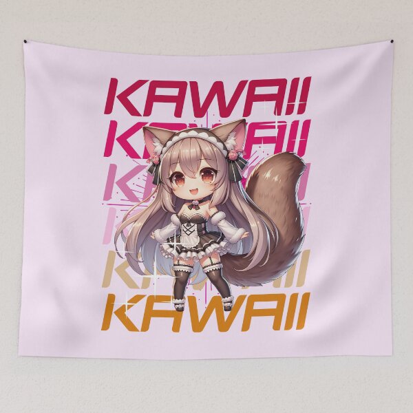 Item preview, Kawaii Chibi Anime Cat designed and sold by Ultimate-Rabbit.