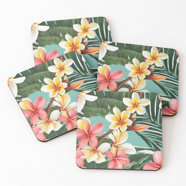 Item preview, Frangipani Tropical Colour Floral designed and sold by SerenebySL.