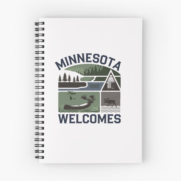 Item preview, Minnesota Welcomes Flag Map Minneapolis, Lake Superior designed and sold by AnimalsDH305.