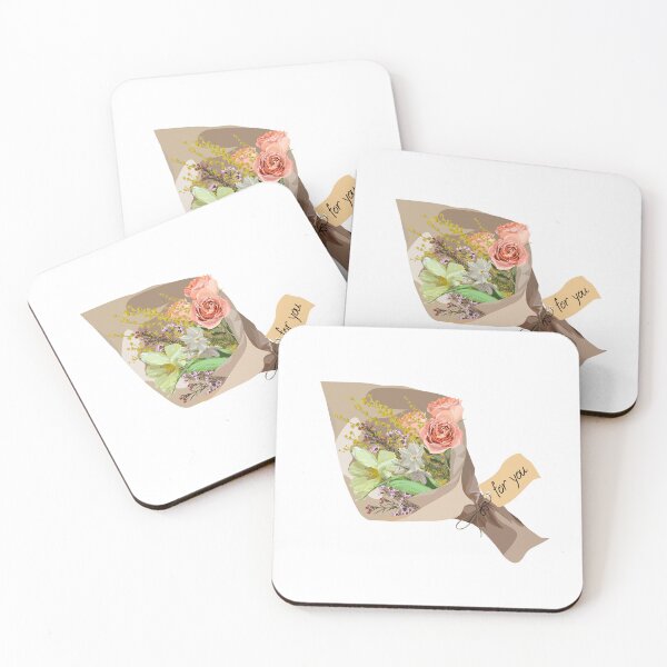 Item preview, Flower Bouquet, floral bunch, design object, element. Tulips, daffodils, peony, mimosa flowers. designed and sold by MatyKotiv.